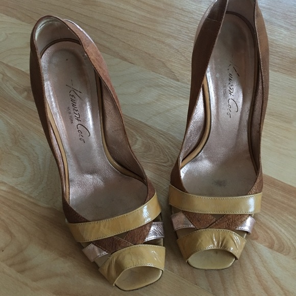 Kenneth Cole Shoes Super Comfortable Rose Gold Heels Poshmark